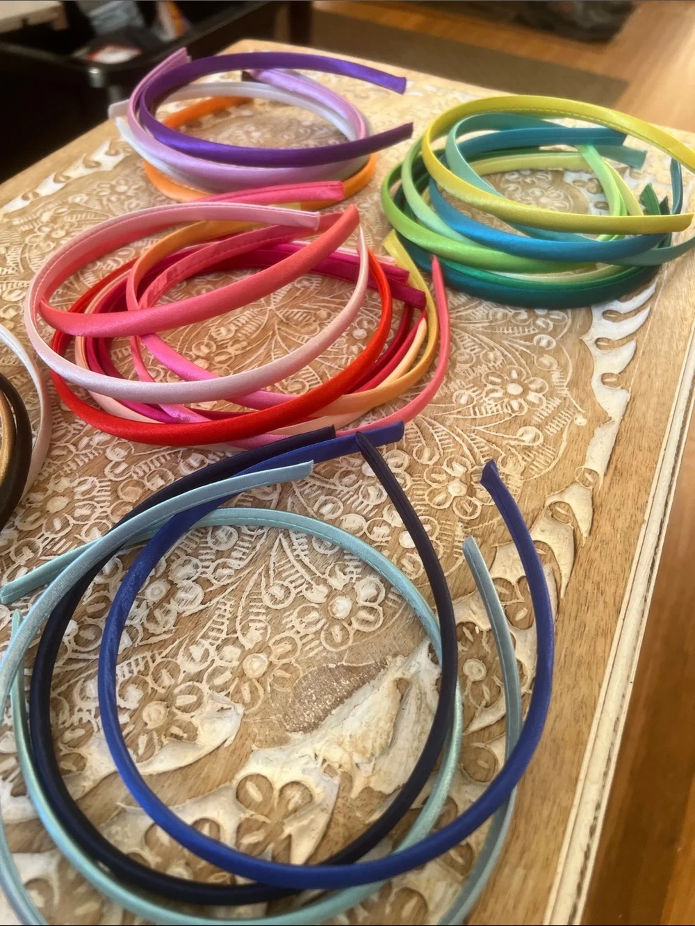 Colorful Assorted Silky Headbands - Many colors